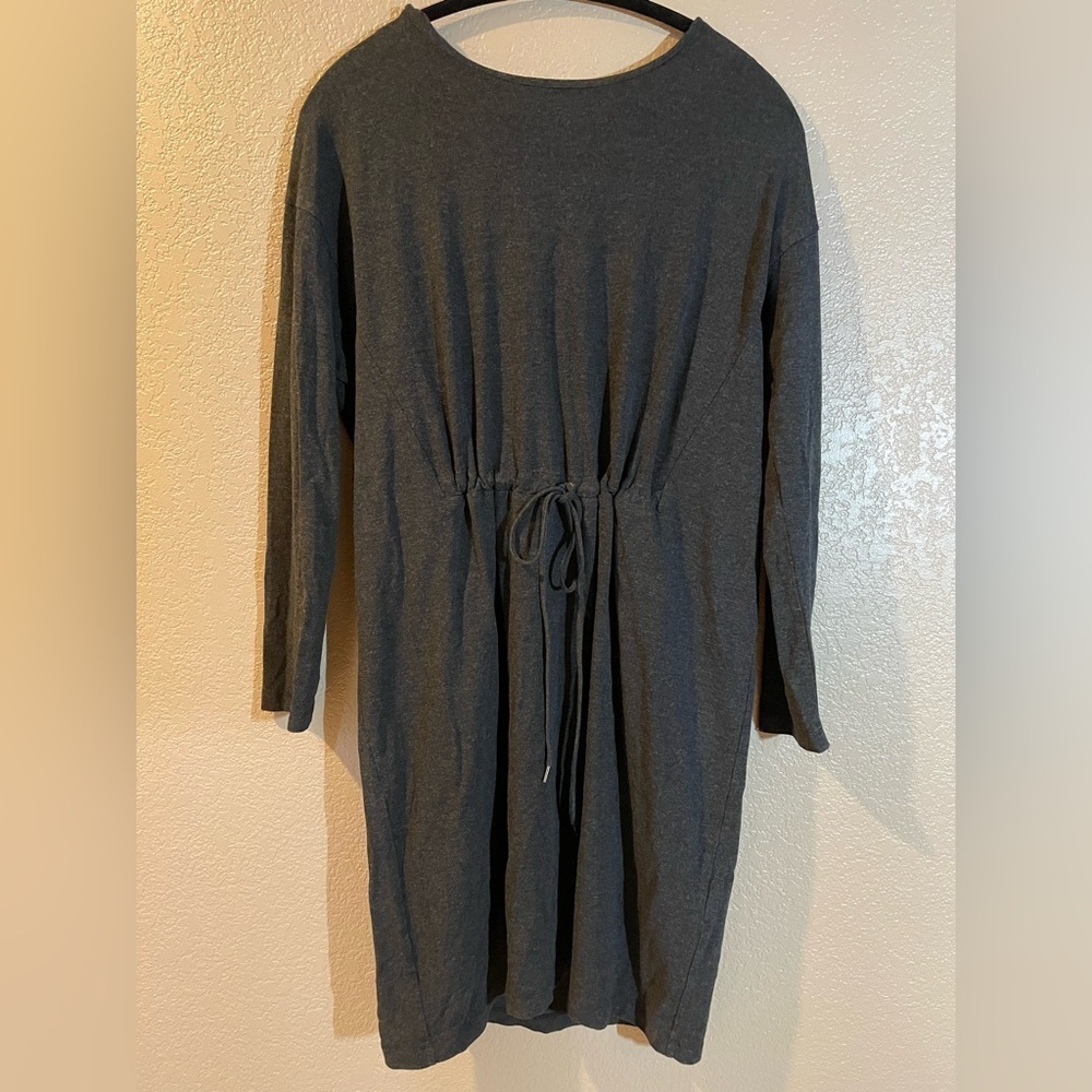 COS Charcoal Long Sleeve Dress